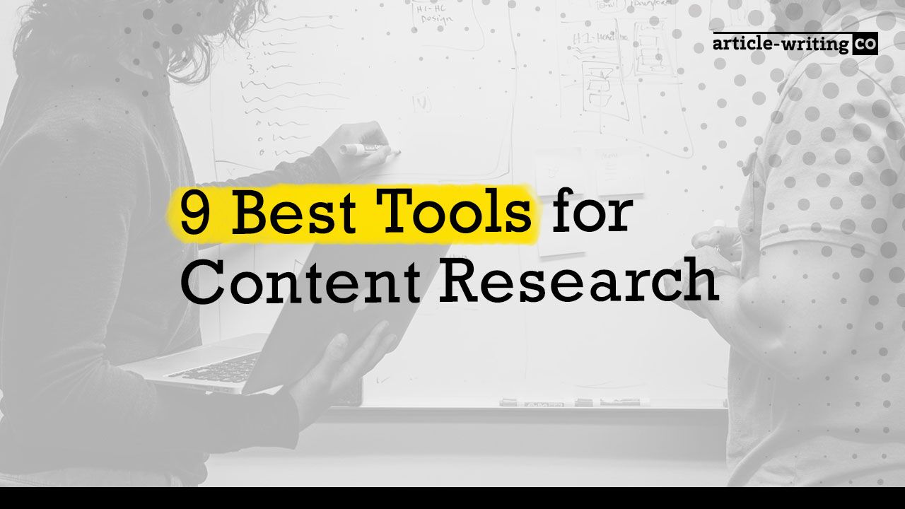 9 Best Tools for Content Research photo image pic
